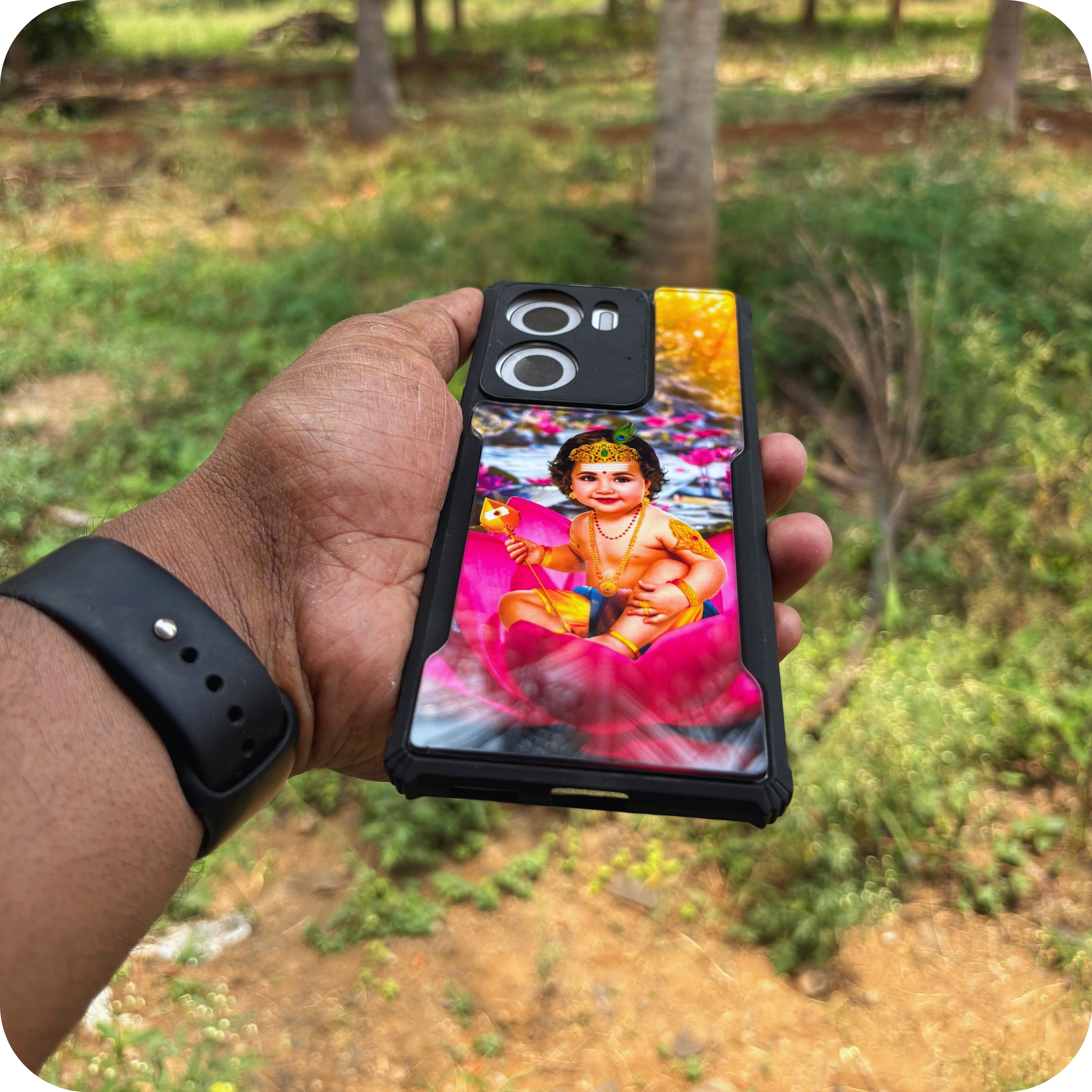 Baby Murugar Acrylic Cases Lotus - Image 3