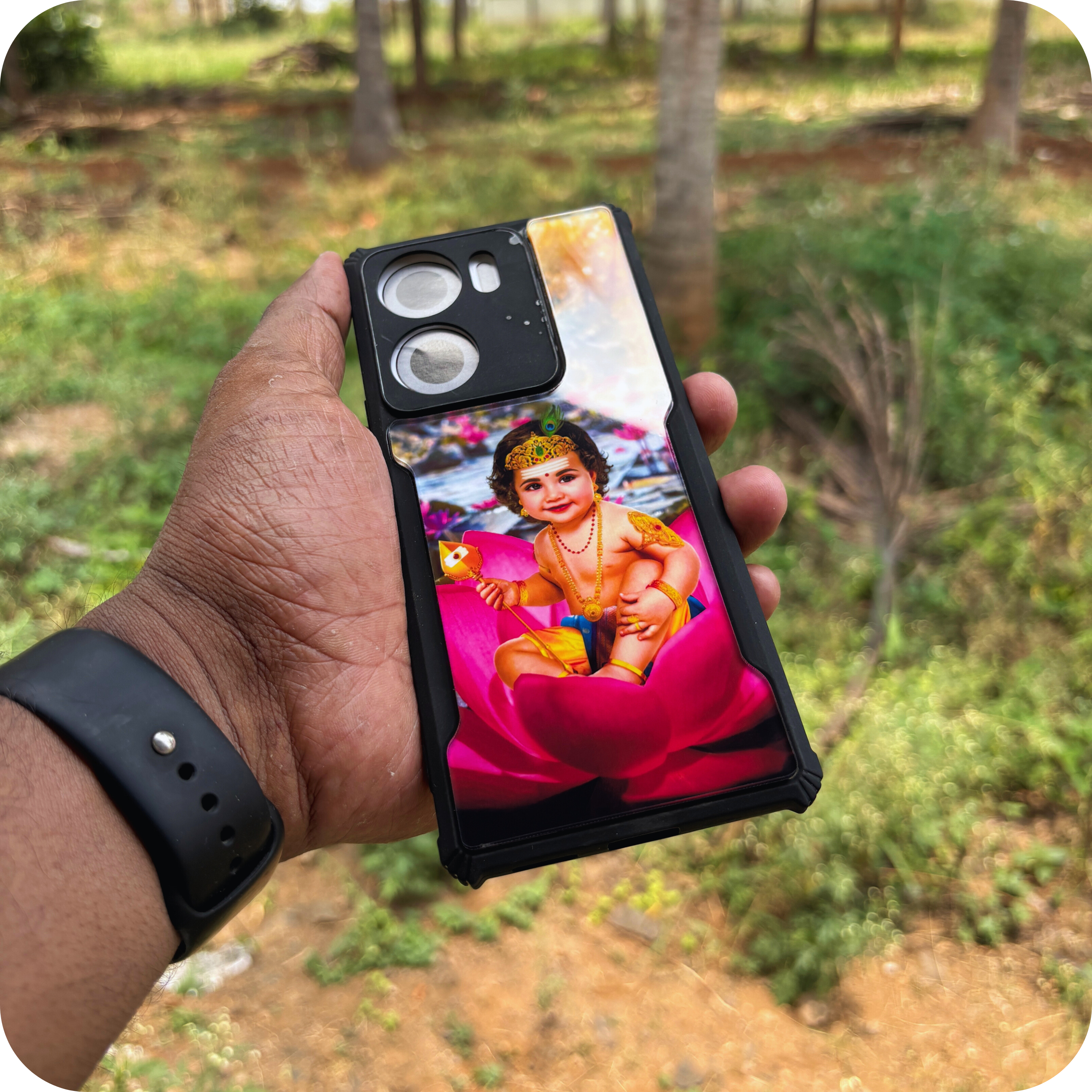 Baby Murugar Acrylic Cases Lotus - Image 2